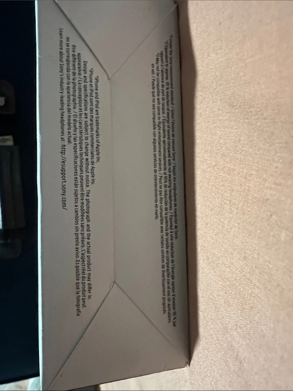 NWT Sony Black Over-Ear Noise Cancelling Headphones (MDR-ZX110NC)